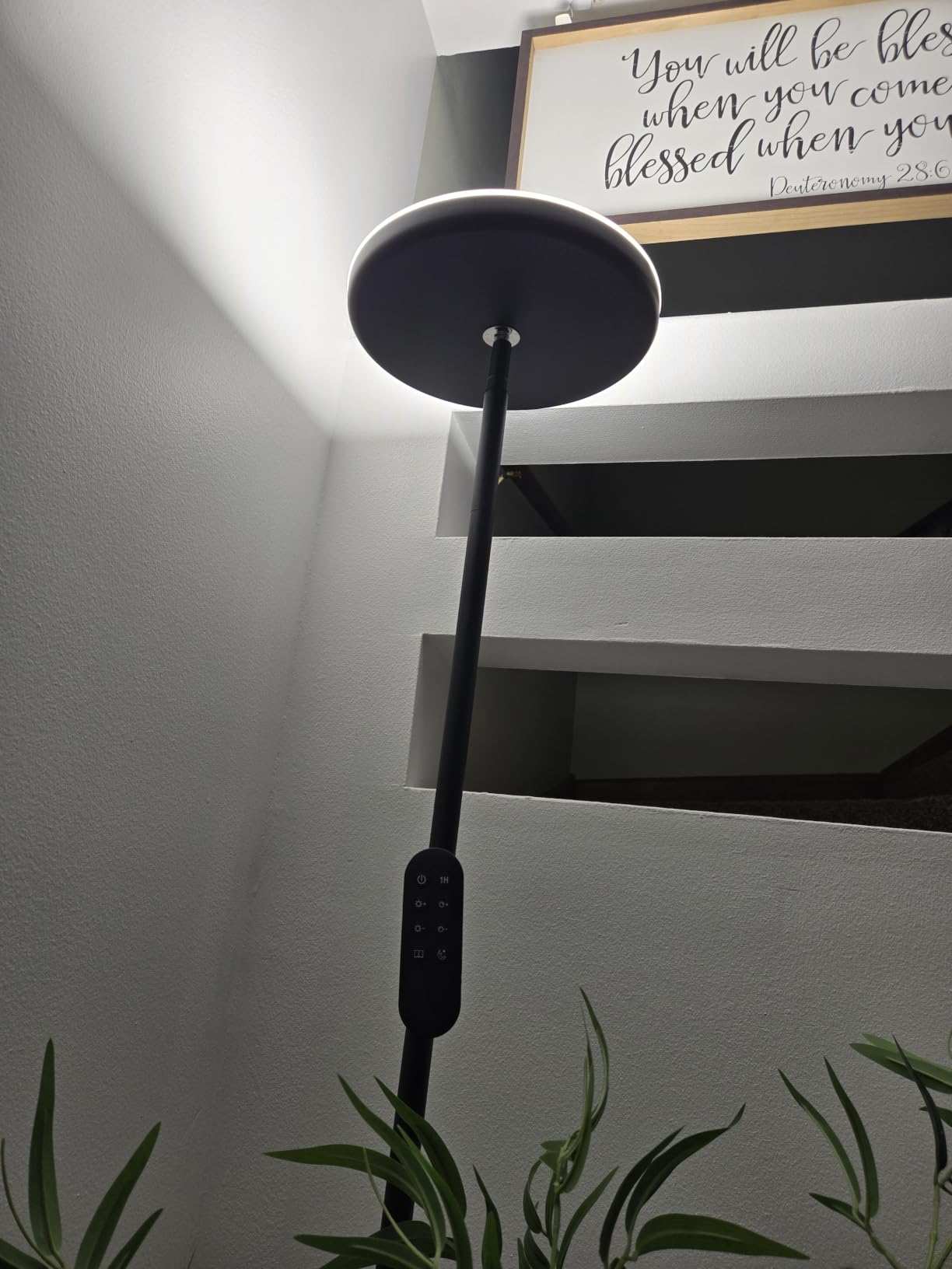 JOOFO LED Floor Lamp for Living Room, Torchiere Lamp with Compact Remote | 30W/3000LM Super Bright, 69