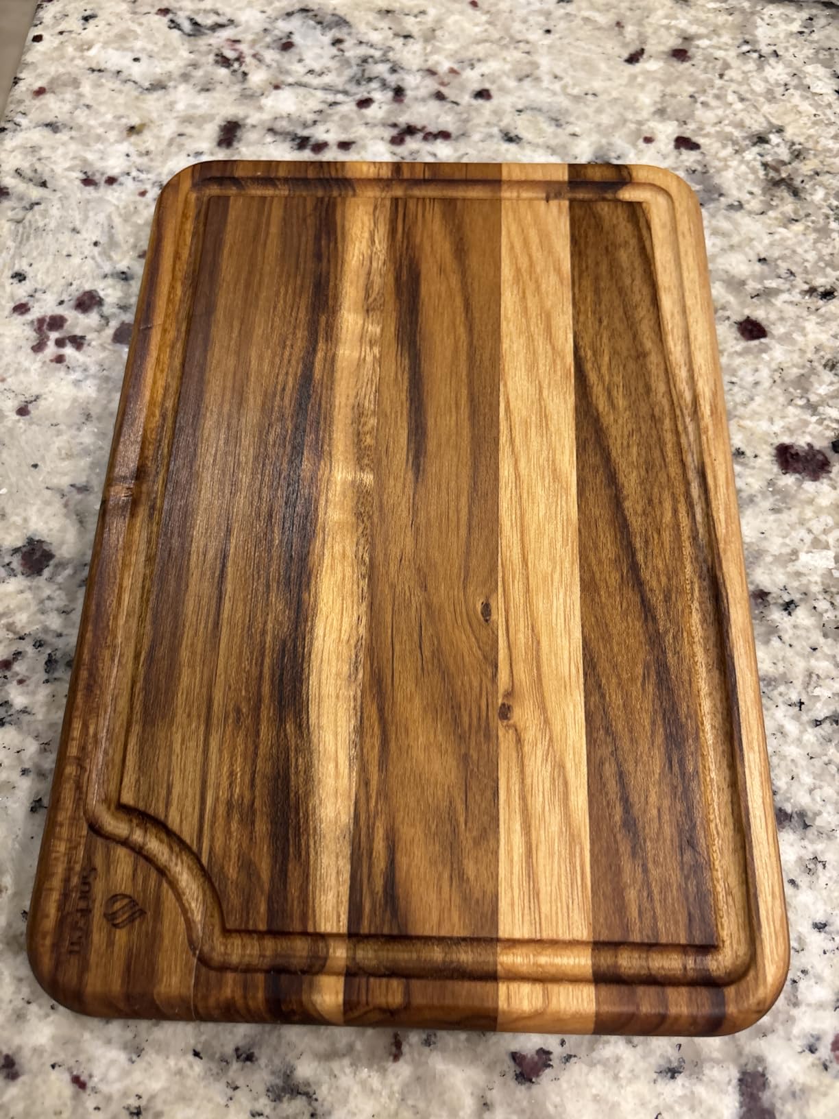3 Pack Teak Cutting Boards for Kitchen Wood Wooden Cutting Boards Non Toxic | Natural Teak, Non Slip, High Rank, Serving Board, Charcuterie Board, Wooden Chopping Board, Large Big Small, Best Kitchen customer photo 1