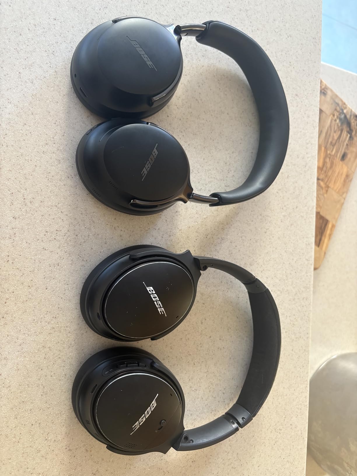 Bose QuietComfort Ultra Bluetooth Headphones (2nd Gen), Wireless Headphones with Spatial Audio, Over Ear Noise Cancelling with Mic, Up to 30 Hours of Play time, Driftwood Sand - Limited Edition customer photo 2