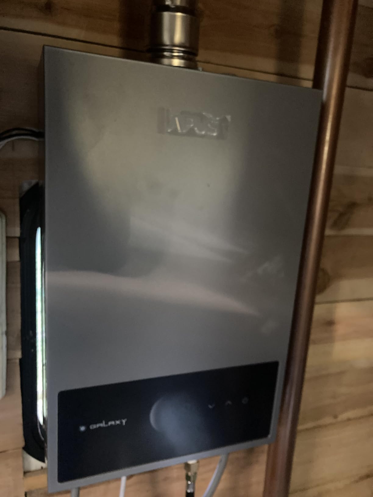 APUS Natural Gas Tankless Water Heater, 95,000 BTU, 4.42 GPM Indoor | Endless Hot Water for 2-3 Fixtures, 95-140F Control, 120V, Anti-Freeze, LED Touchscreen, High Efficiency and Space Save customer photo 1