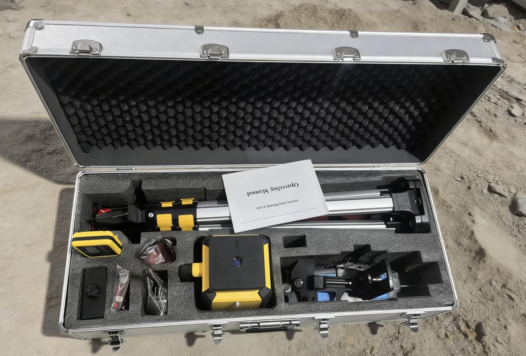 Lipril Rotary Laser Level Kit, 206HR Degree 360 Self-Leveling Laser Level | 1/16