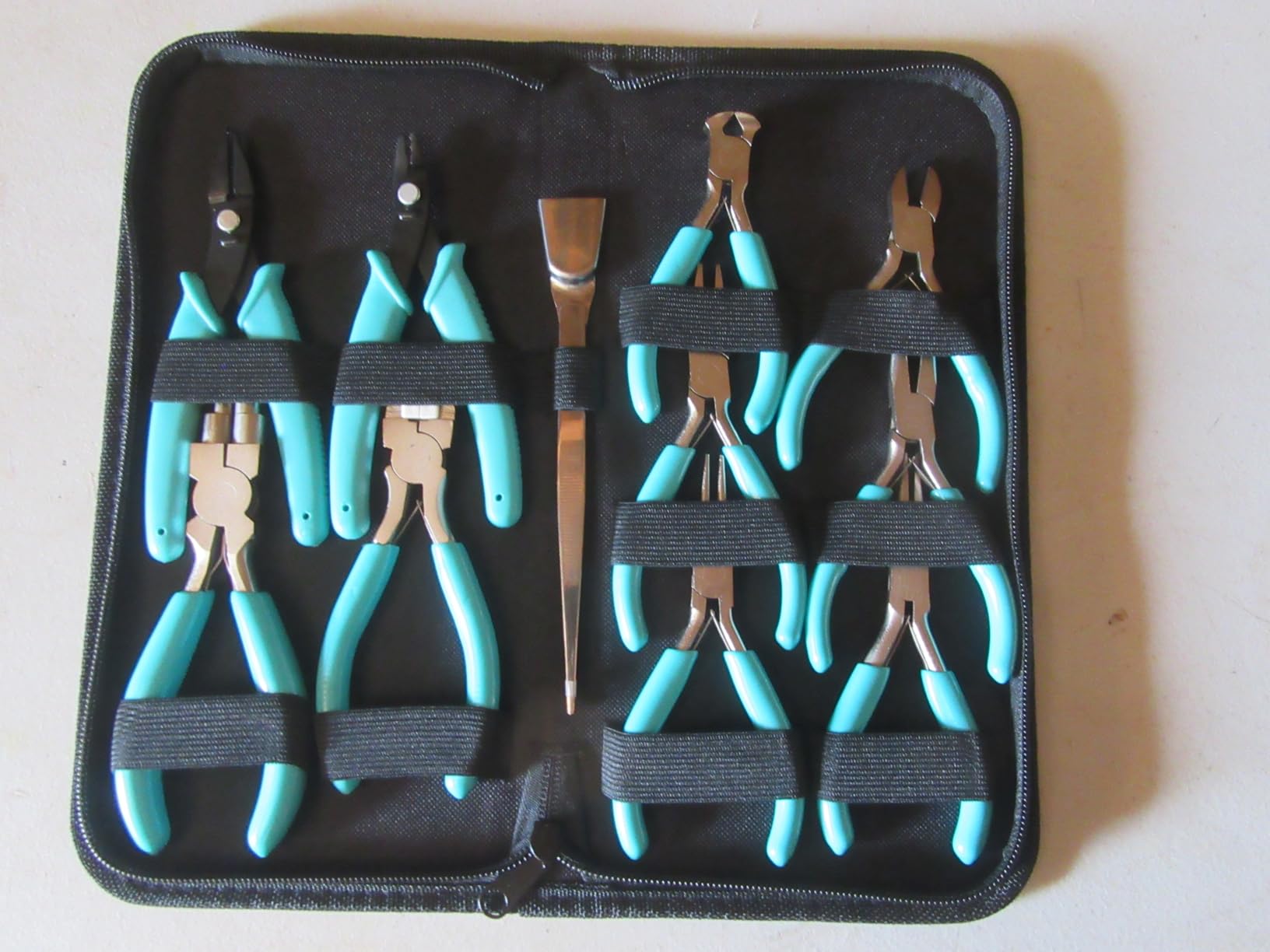 C&T 11-Piece Jewelry Plier Sets, Jewelry Making Tools Kit, Micro Jewelry Pliers Set, Stainless Steel Tweezers with Storage Pouch, Pliers set for Jewelry Making Supplies customer photo 2