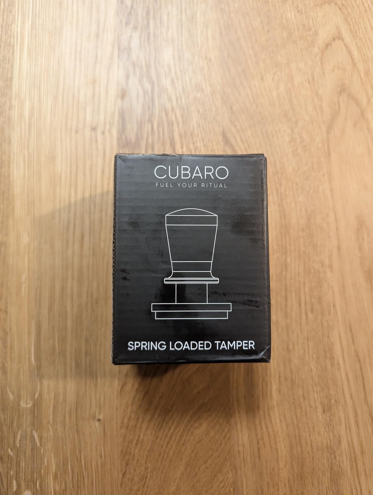 53.3mm Calibrated Espresso Tamper - 30lb Spring Loaded Auto-Leveling Coffee Tamper with Walnut Handle & Ripple Stainless Steel Base for 54mm Portafilters customer photo 2