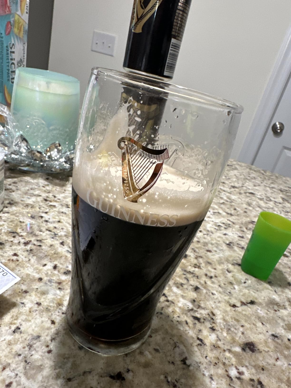Guinness 20oz Tulip Pint Glass – Flying Toucan & Tortoise Design – 2 Pack | Official Merchandise Vintage Irish Pub Barware customer photo 2