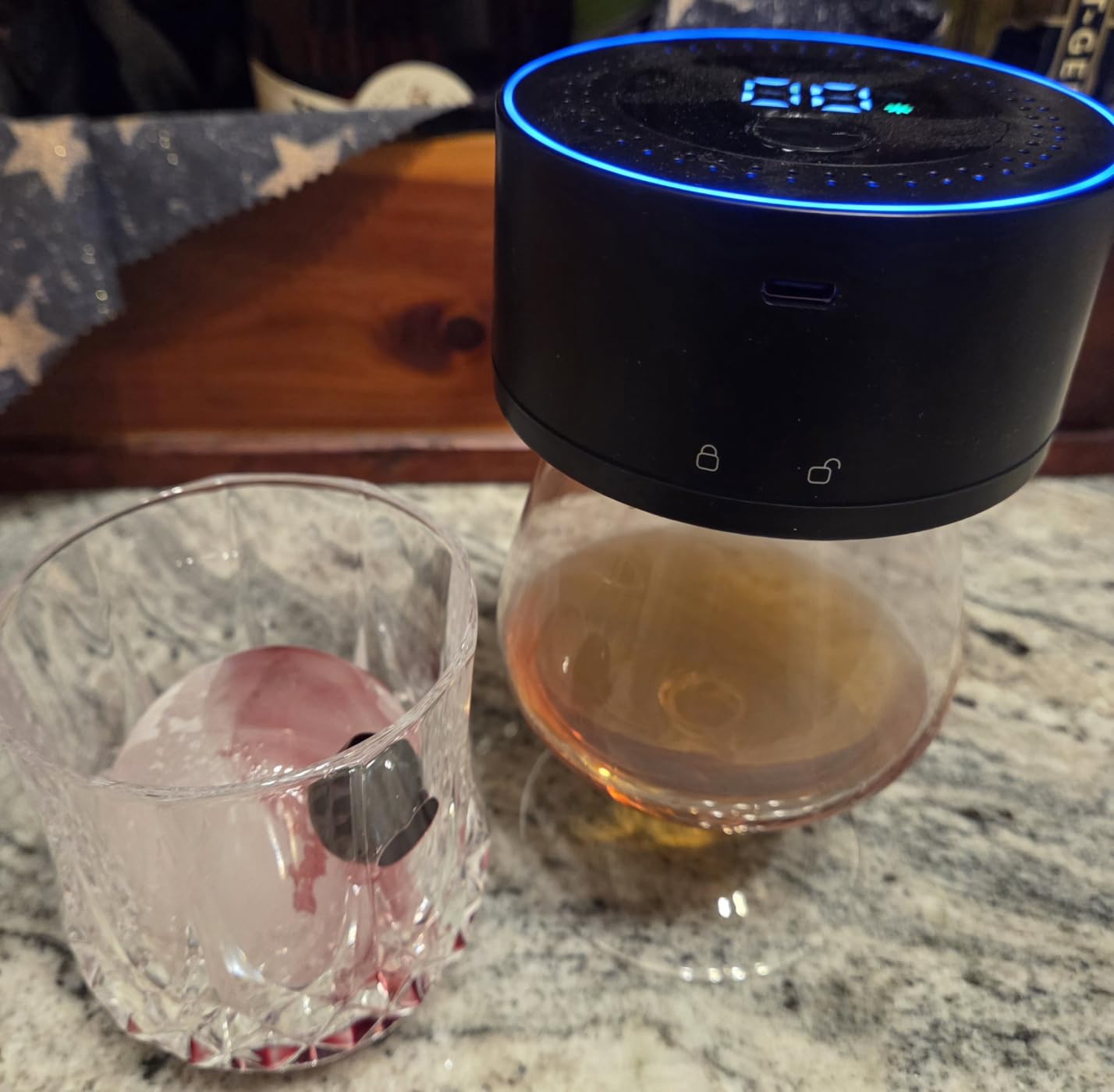 Electric Whiskey Smoker Kit - Rechargeable Cocktail Smoker Set with 6 Wood Chips - Unique Bourbon Ideal Christmas, Birthday, Valentine's Day Gift, Gifts for Men, Dad, Husband customer photo 2