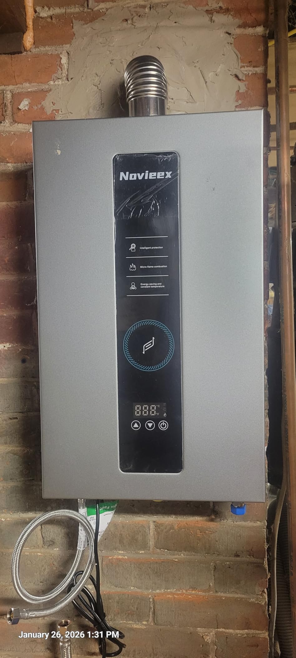Natural Gas Tankless Water Heater, Indoor Max 4.3 GPM, 100,000 BTU customer photo 2