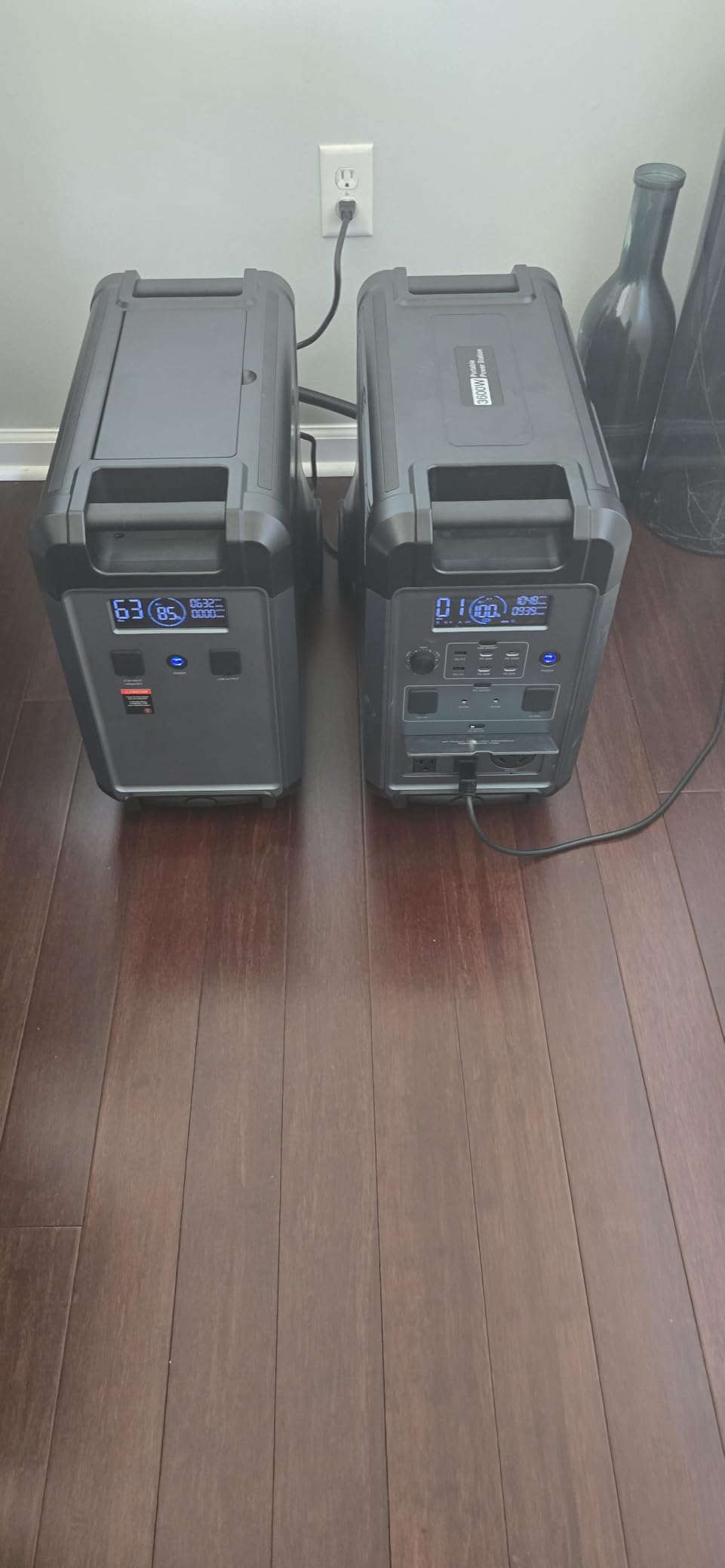 ABOK Ark3600 Portable Power Station with 400W Solar Panel,2000W Solar Input | 3840Wh LiFePO4 Battery, Expandable to 11520Wh, 15 Outlets, 3600W Solar Generator For Home Backup, Hurricane, Camping, RV customer photo 1