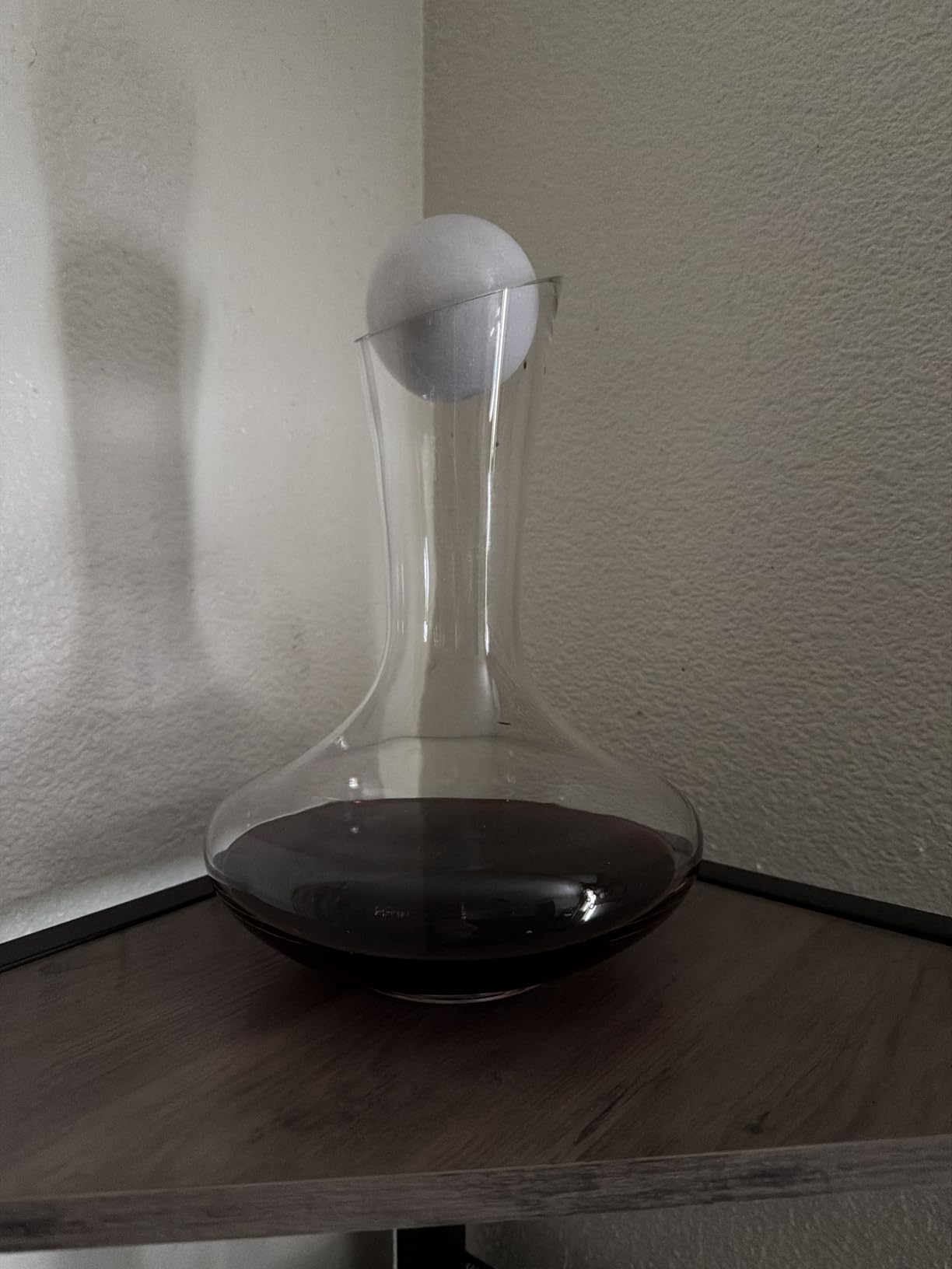 Gusto Nostro Crystal Wine Decanter Set with Drying Stand, Corkscrew, Marble Stopper, Cleaning Beads - 750ml Hand Blown Glass Wine Carafe Decanter with Stopper - Luxury Gift Set for Decanting Red Wines customer photo 2