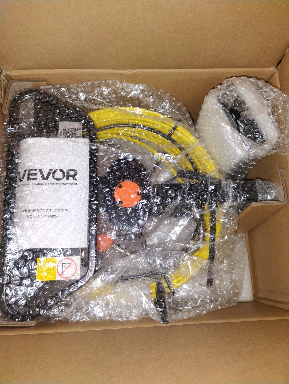 VEVOR Sewer Camera, 98 ft/30m, 4.3 inch Drain Inspection Tool, IP68 Waterproof Snake Plumbing Camera with 6 Adjustable LEDs customer photo 2