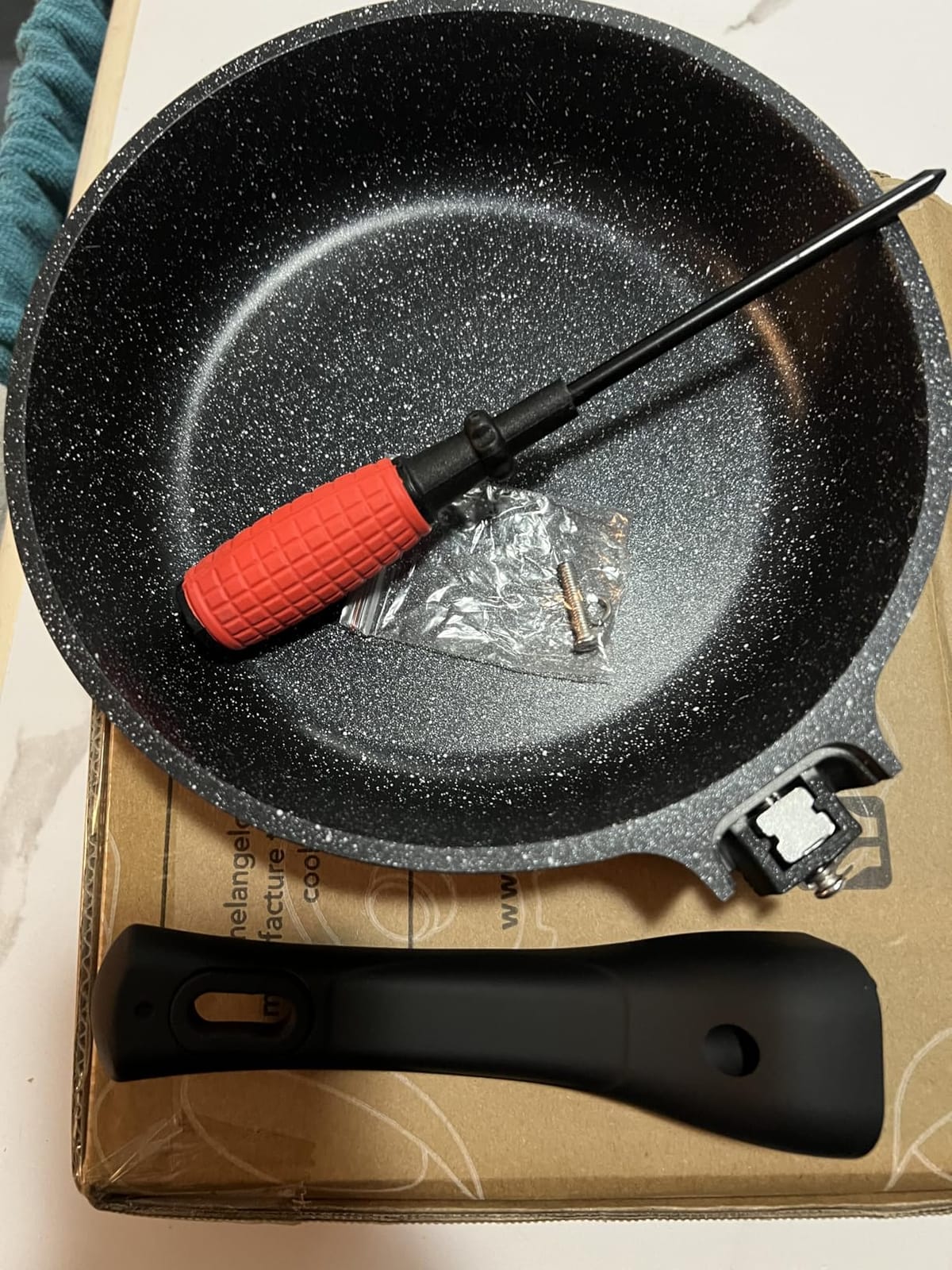 MICHELANGELO 8 Inch Nonstick Frying Pan, Small Egg Skillet, Induction Ready customer photo 2
