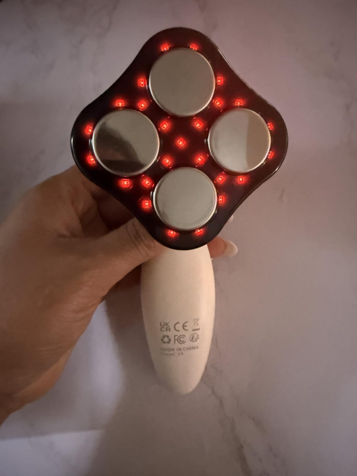 Cellulite Massager Body Sculpting Machine, Skin Tightening for Body | 3 Modes with Heating, 10 Adjustable Intensity Levels, Suitable Legs, Belly, Waist, Arms, Buttock, Wireless & Lightweight customer photo 2