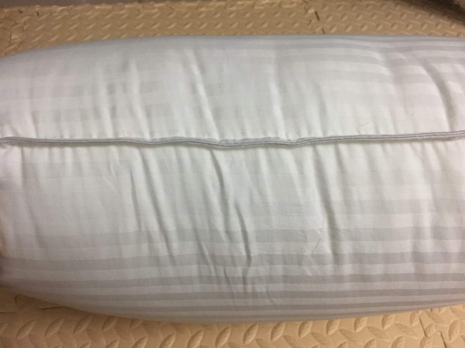 COZSINOOR Goose Down Feather Pillows Queen Size Set of 2 | Hotel Quality Soft 600 TC Cotton Cover, Fluffy Support Fill for Back, Stomach, Side Sleepers customer photo 1