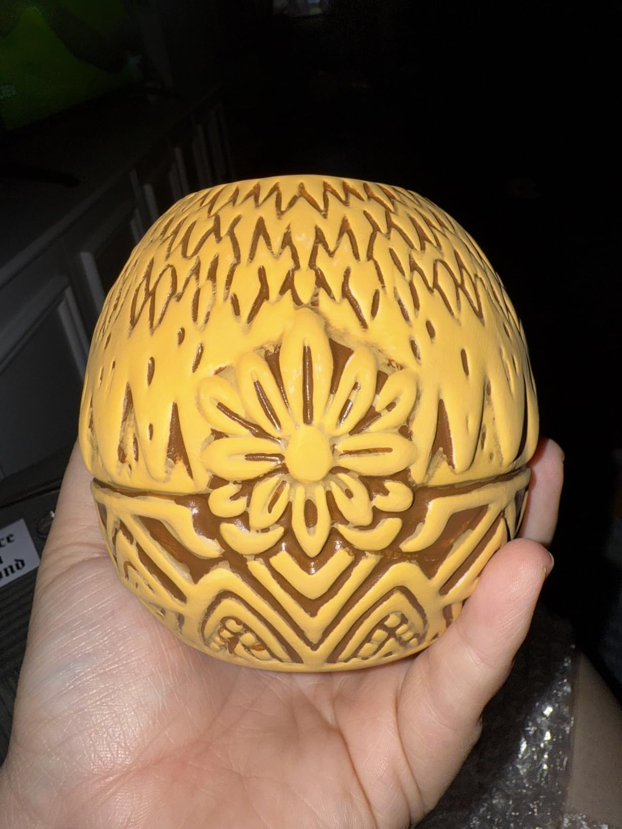 Coconut Monkey Hawaiian Tiki Mug, Decorative Cocktail Drinkware, 1 Piece customer photo 2
