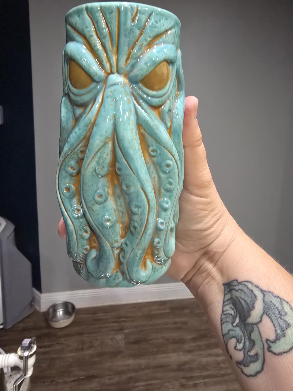 Kraken Ceramic Tiki Mug, 18 oz Hi Ball 1 pc Set customer photo 2