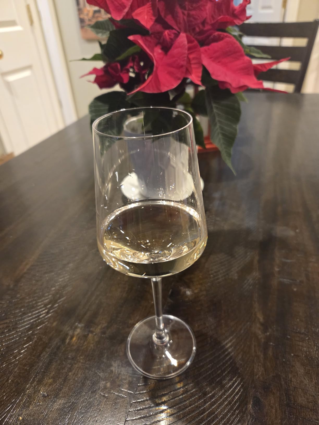 Wine Glasses Set of 4, 14oz Lead-free Red / White Wine Glass With Stem | Thin Rim, Long Stem, Universal Wine Glass for Bordeaux, Pinot, Merlot, Cabernet, Chardonnay, Gifts for Wine Lovers customer photo 1