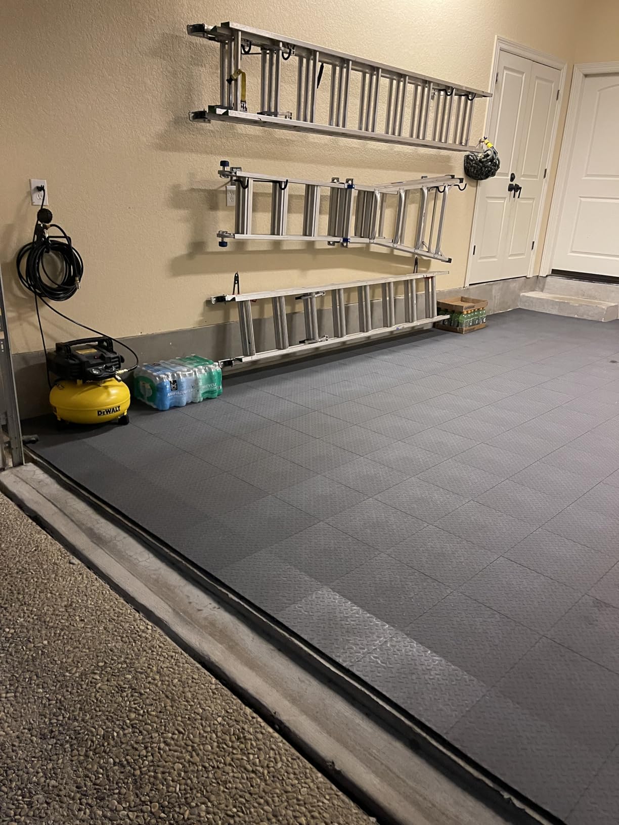 Garage Floor Tiles Interlocking Garage Flooring for Car Modular PlasticTile customer photo 2