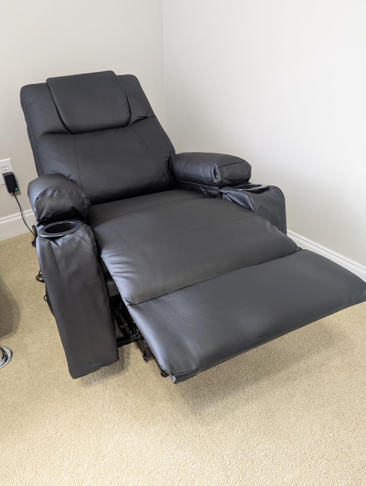 Power Lift Recliner Electric Chair for Elderly with USB Charge Port, Black customer photo 1