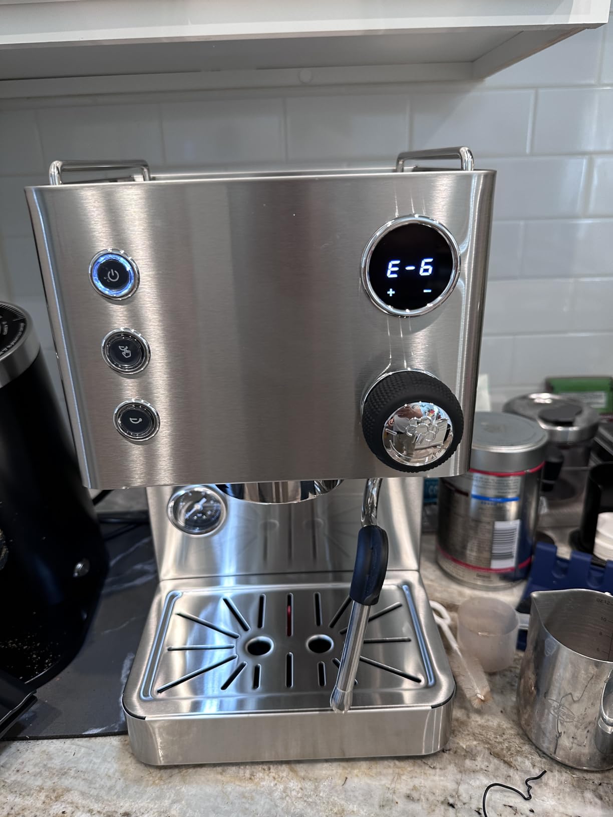 Turin Legato V2 Espresso Machine | 58mm Portafilter, PID Temperature Control, Dual Boiler-Thermoblock System customer photo 1