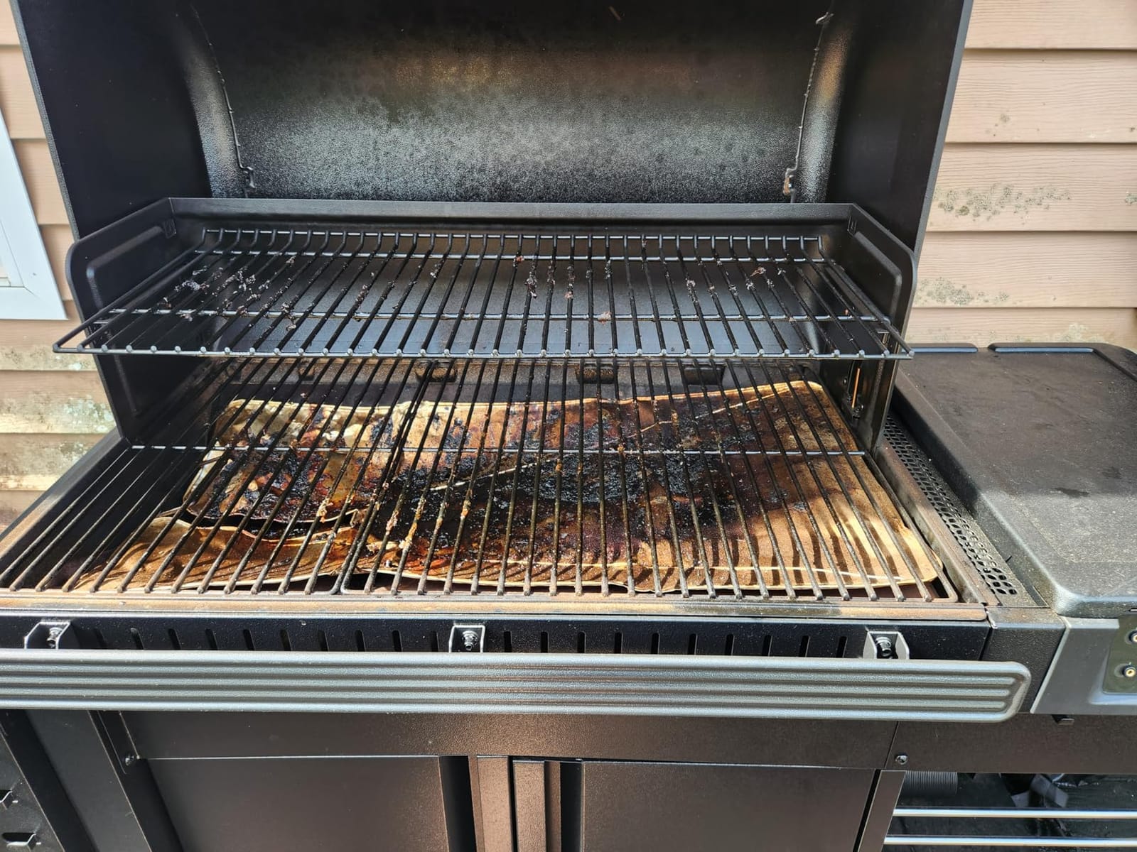 Traeger Woodridge Pro Plus Wood Pellet Grill & Smoker, 970 Sq In, WiFi | Super Smoke Mode, folding side shelf, storage cabinet, WiFIRE app control - 6-in-1 outdoor smoker customer photo 1