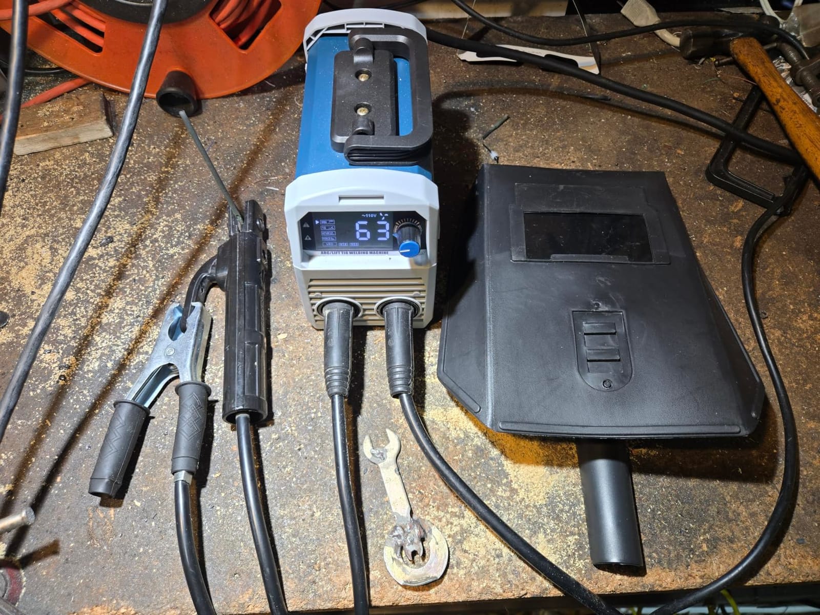 110V 2-in-1 Stick Welder & Lift TIG Portable Welding Machine, GBT Inverter, Farm Repair, Auto repair customer photo 2