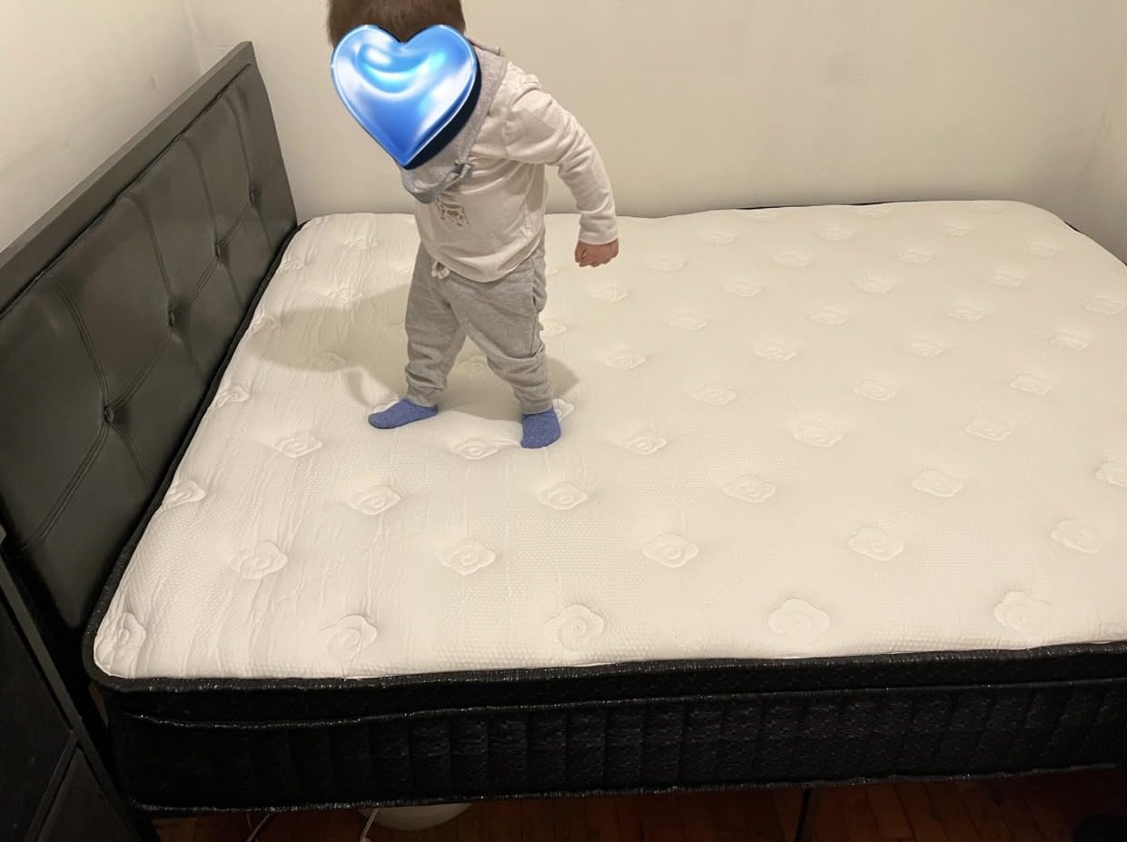 Ailis Queen Mattress, 12 Inch Queen Hybrid Mattress in a Box, Medium Firm with Upgraded Pocket Springs for Superior Motion Isolation, Strong Edge Support & Breathable Comfort customer photo 2
