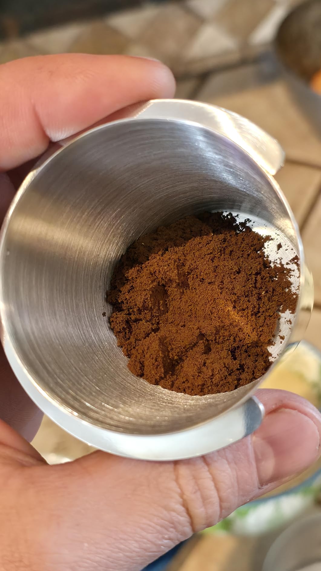 MOKKOM Titanium 64mm Flat Burr Coffee Grinder for Espresso, 100 Settings | Electric Espresso Grinder with Single Dose, Anti-Static, Precision Timer, Stainless Steel Body customer photo 2