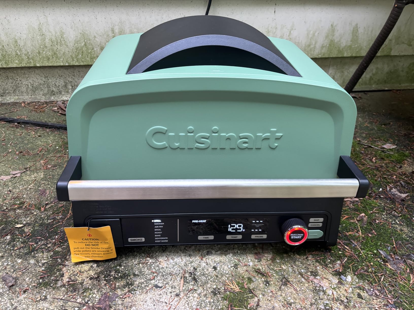 Cuisinart Outdoor Electric Grill, 8-in-1 Air Fryer/Grill/Smoker, 154 sq in, CEG-1302 customer photo 2