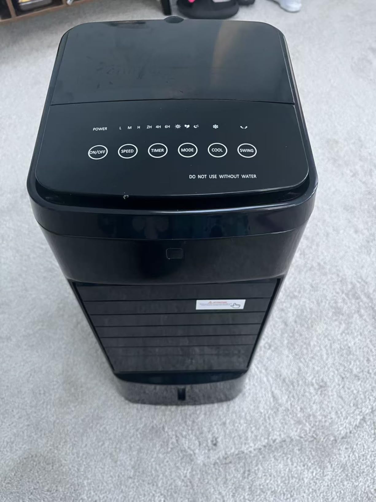42 INCH Swamp Cooler Air Conditioner w/ 4 Modes & 3 Speeds, Aroma&Memory Function Portable Evaporative Air Cooler, 4.2L Dual Tank, 15H Timer, 6 Ice Packs Windowless Air Conditioner for Bedroom customer photo 1