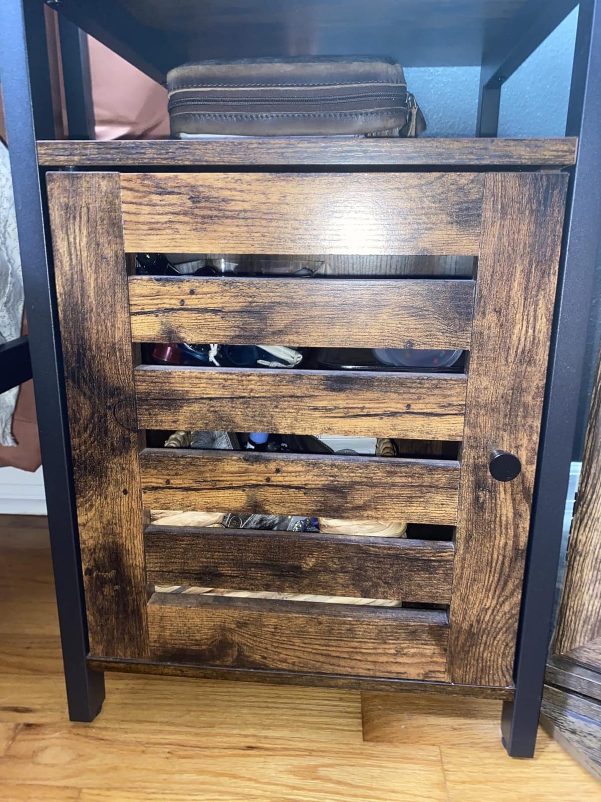 VASAGLE 9-Drawer Dresser, Chest of Drawers, 63 x 15.7 x 30.7 in | Large Capacity Storage Cabinet, Particleboard, MDF, Rustic White and Honey Brown, SIREN Collection ULTS693WJ01S customer photo 2