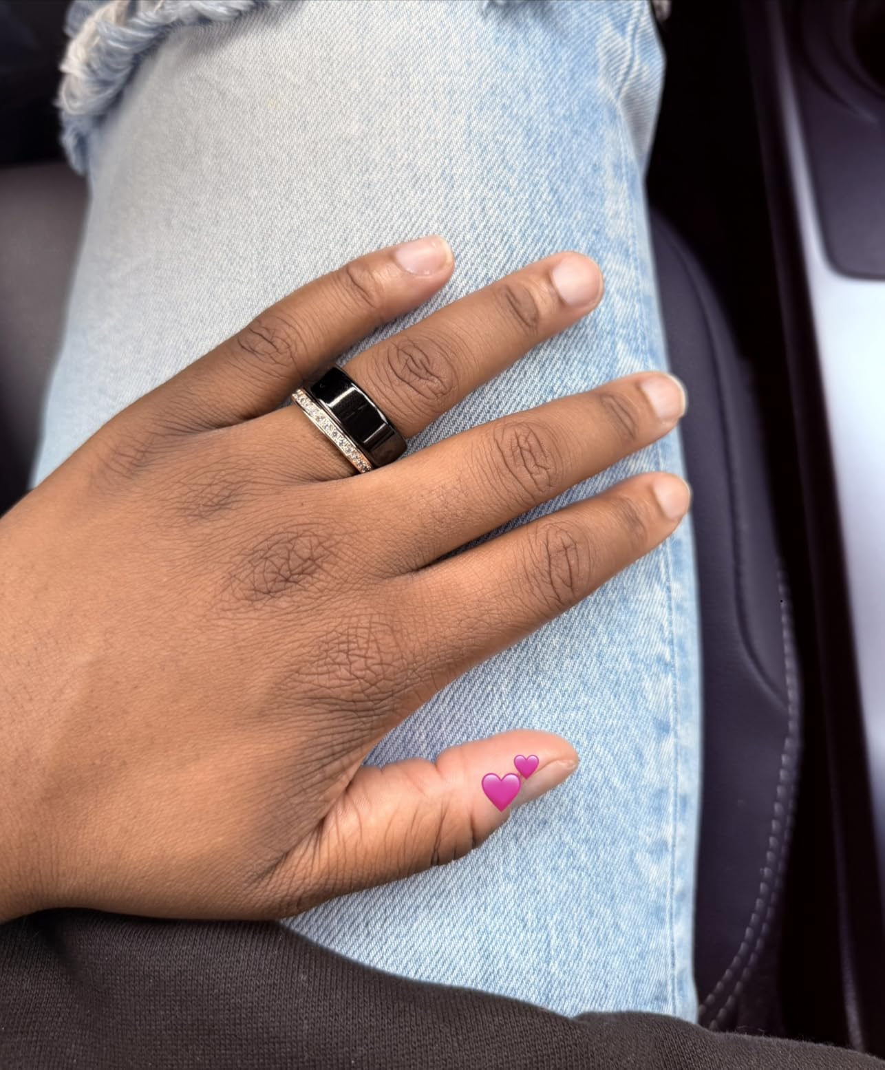 Smart Ring for Women, Health Tracker & 5ATM, COLMI R02. (Gold, 8#) customer photo 2