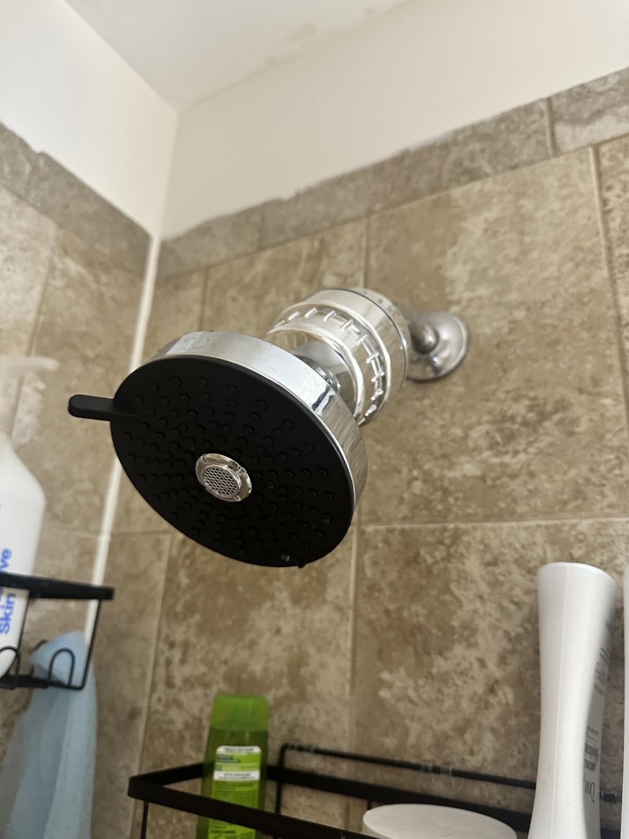 Filtered Shower Head COMBO - for Healthier Skin & Hair | 3 Mode High Pressure Shower Heads with 25-Stage Filtration | Removes 99.947% Chlorine & Heavy Metals | Shower Head with Filters - Chrome customer photo 1