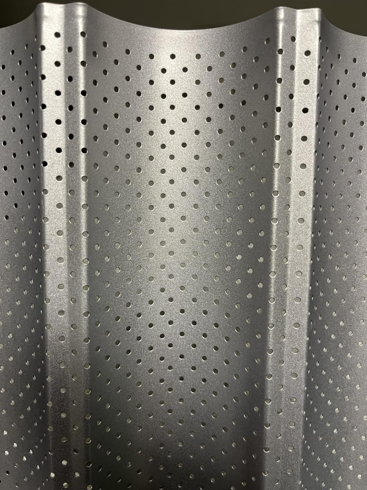 Baguette Bread Pan, 3 Loaves Nonstick Perforated French Bread Pan, Heavy Duty Baguette Baking Pan for Italian Loaf Bread, Sub Roll, Sourdough customer photo 2