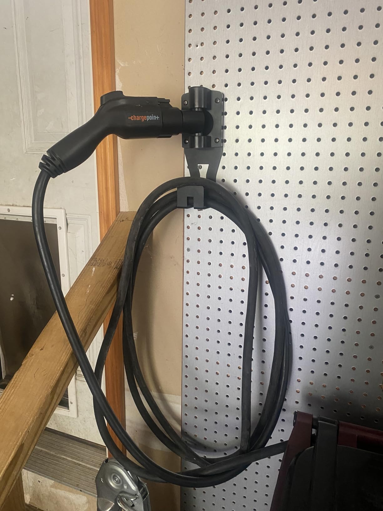 SEVEN SPARTA 180° Swivel Charging Cable Holder Wall Mount for Tesla Charger | 180° Swiveling Holster, Organizer for Save Garage Space, For Tesla Model 3 Y X S Cybertruck Mobile & Wall Connector customer photo 2