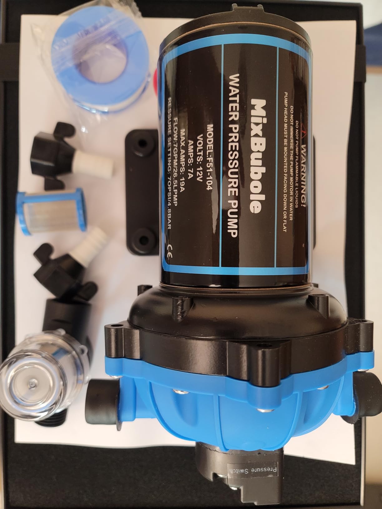 1.35HP Whole House Water Pressure Booster Pump 90PSI 115V Automatic Variable Speed Penmanent Mangnet Motor Constant Pressure Wireless App Control Compact Design for Home House Villa Apartmen customer photo 1