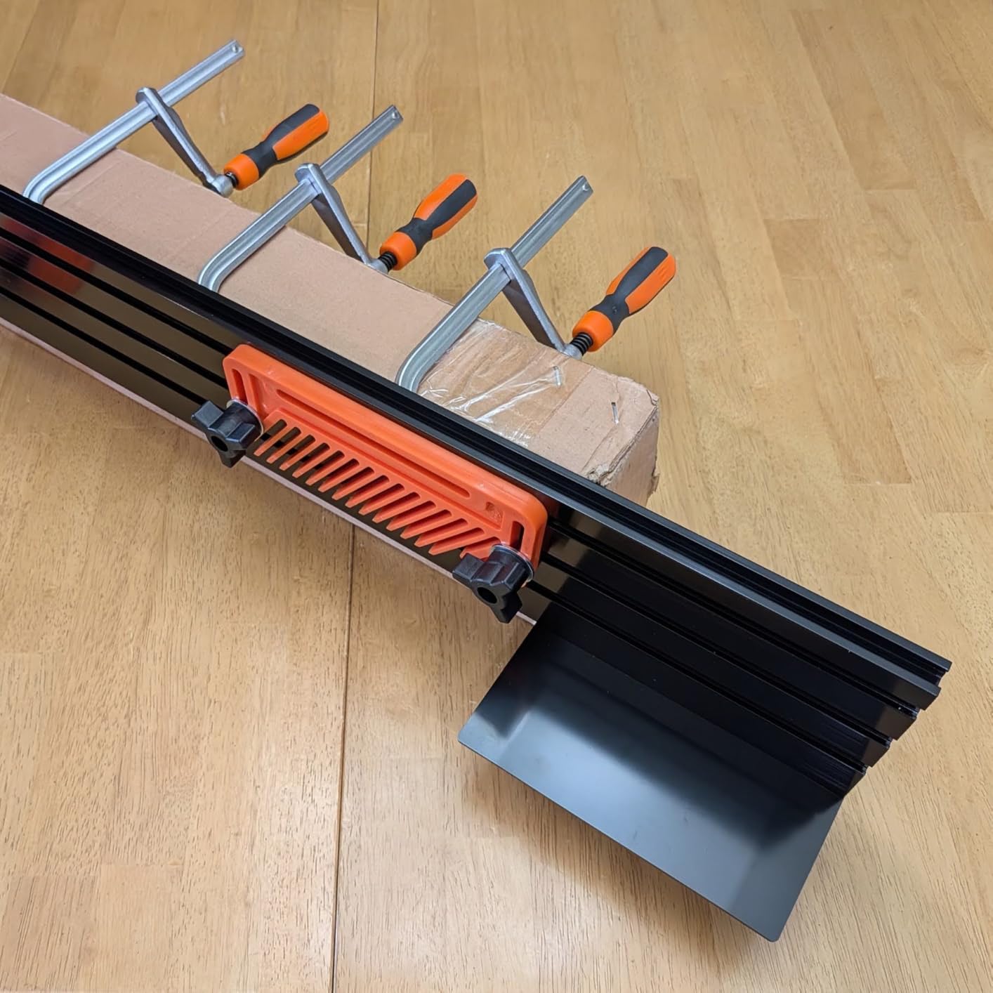 O'SKOOL Table Saw Rip Fence System, 46 Inch Fence Extension Kit - Featherboards, 8 T-Slots, 3-In-1 High Low And L-Fence Modes customer photo 2