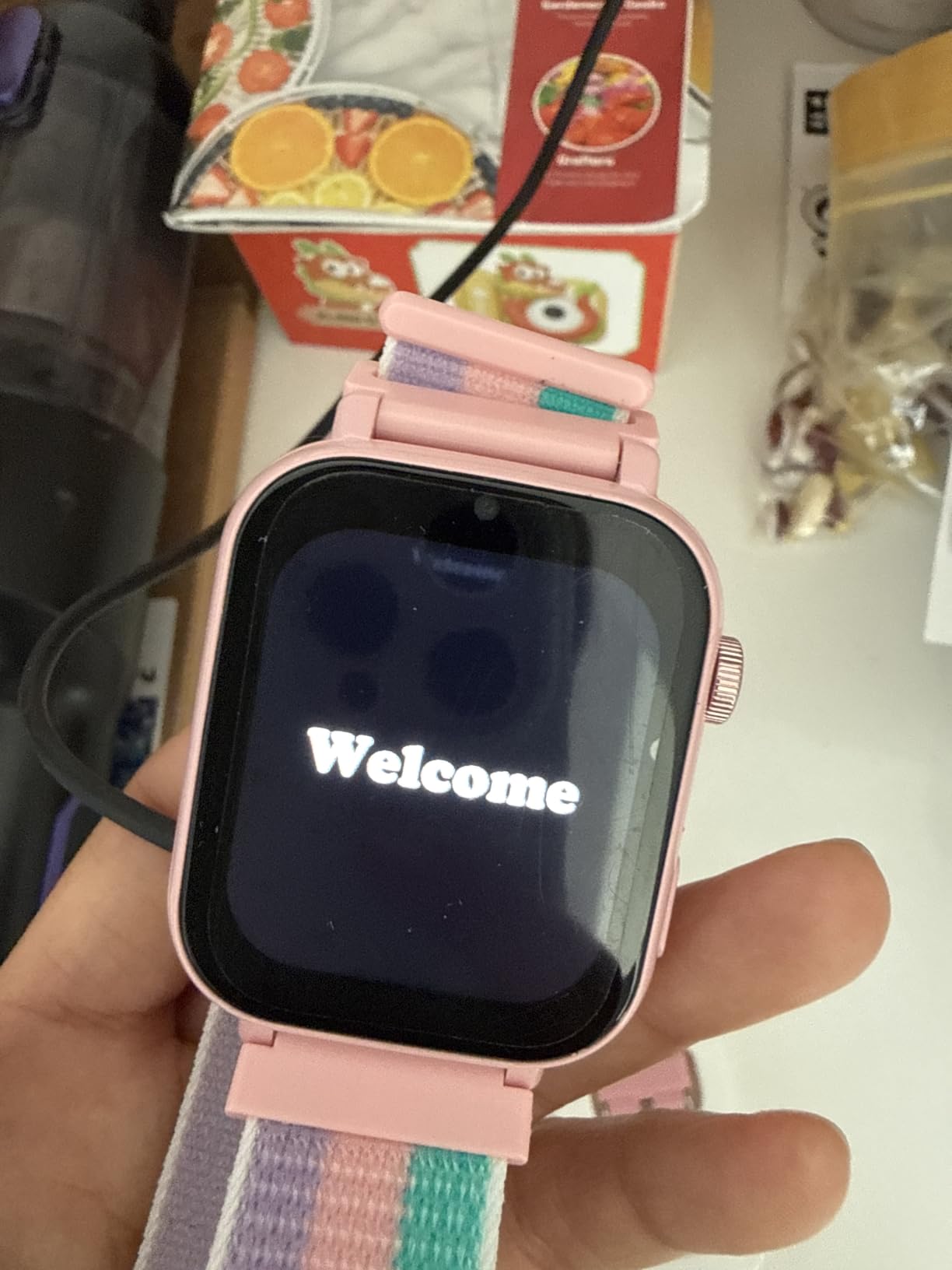 Kids Smart Watch 4G with GPS Tracker for Boys Girls, Smartwatch for Kids Vioce Video Call SOS for Children 4-12 Bithday Gift customer photo 1
