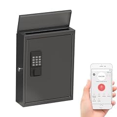 WeHere Wall Mount Mailbox with Smart Lock | Mailbox use OTP/Fixed Password, APP Bluetooth, Spare Key Unlock, for Home, Garage, Store, Office customer photo 1