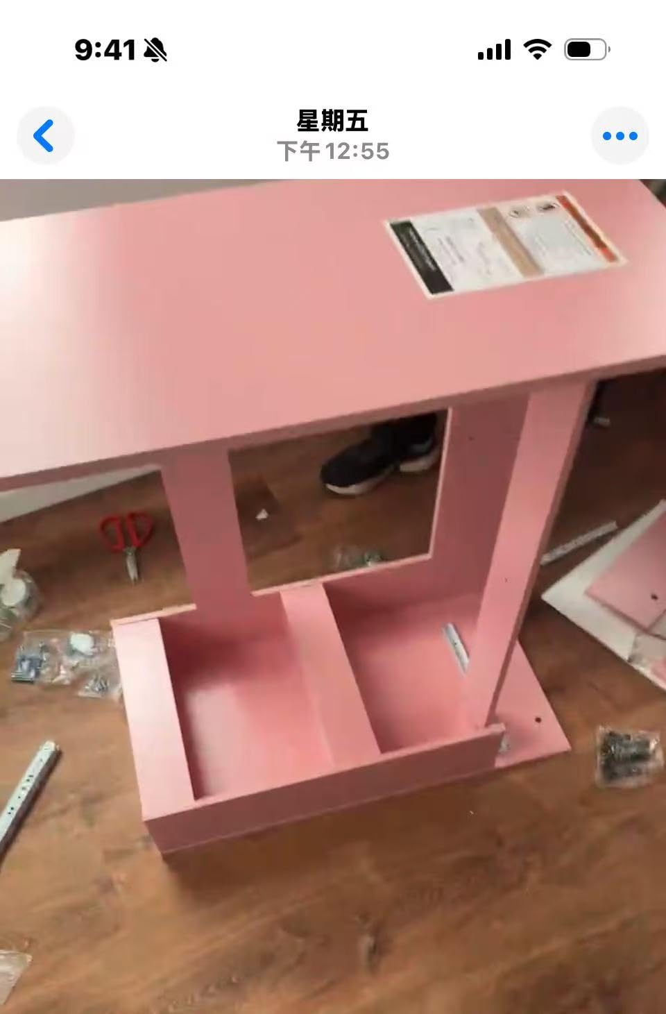COMHOMA Vanity Desk with 3-Way Mirror and Lights, Makeup Vanity with 360° View Mirror, 3 Lighting Modes, 6 Drawers, Storage Cabinet Fluted Wood Vanity Table with Jewelry Hook for Women Girls customer photo 1