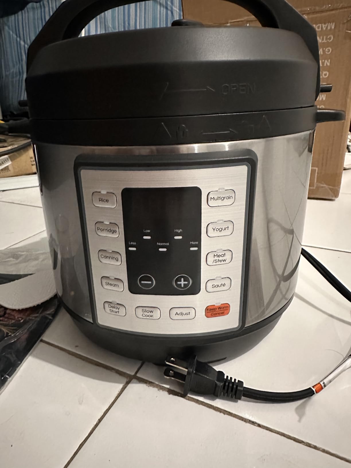 OLIXIS 10-In-1 Electric Pressure Cooker, 3 Quart Multi Cooker for Rice, Stew and Steam, Small Programmable Stainless Steel Pot with Slow Cook Function and Ceramic Inner Pot customer photo 1