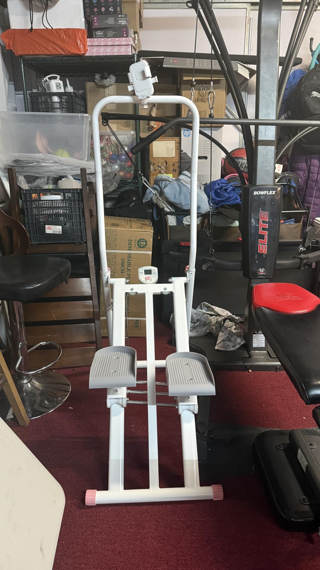 HXD-ERGO Stair Stepper for Home with 3-Level Resistance and 2 Incline Modes - Foldable Design, Full-Body Cardio, Adjustable Height Stair Master, Non-Slip Pedals, Home Exercise, Low-Noise Stair Climber customer photo 1