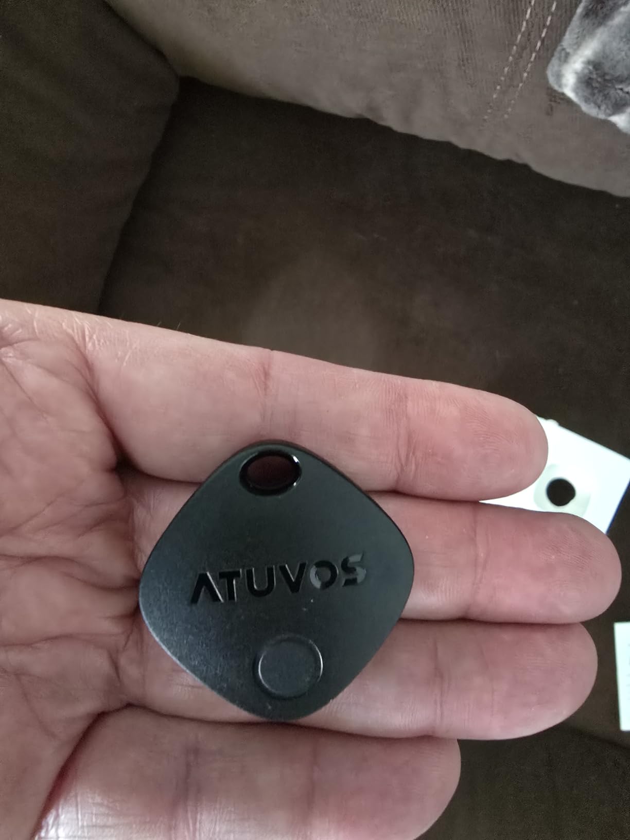 ATUVOS Air Tracker Tags-4 Pack for Android & iOS, Tracker Tags Work with Google Find Hub or Apple Find My APP, Smart Tags for Android, IP67 Waterproof Bluetooth Tracker Tag for Luggage, Keys customer photo 2