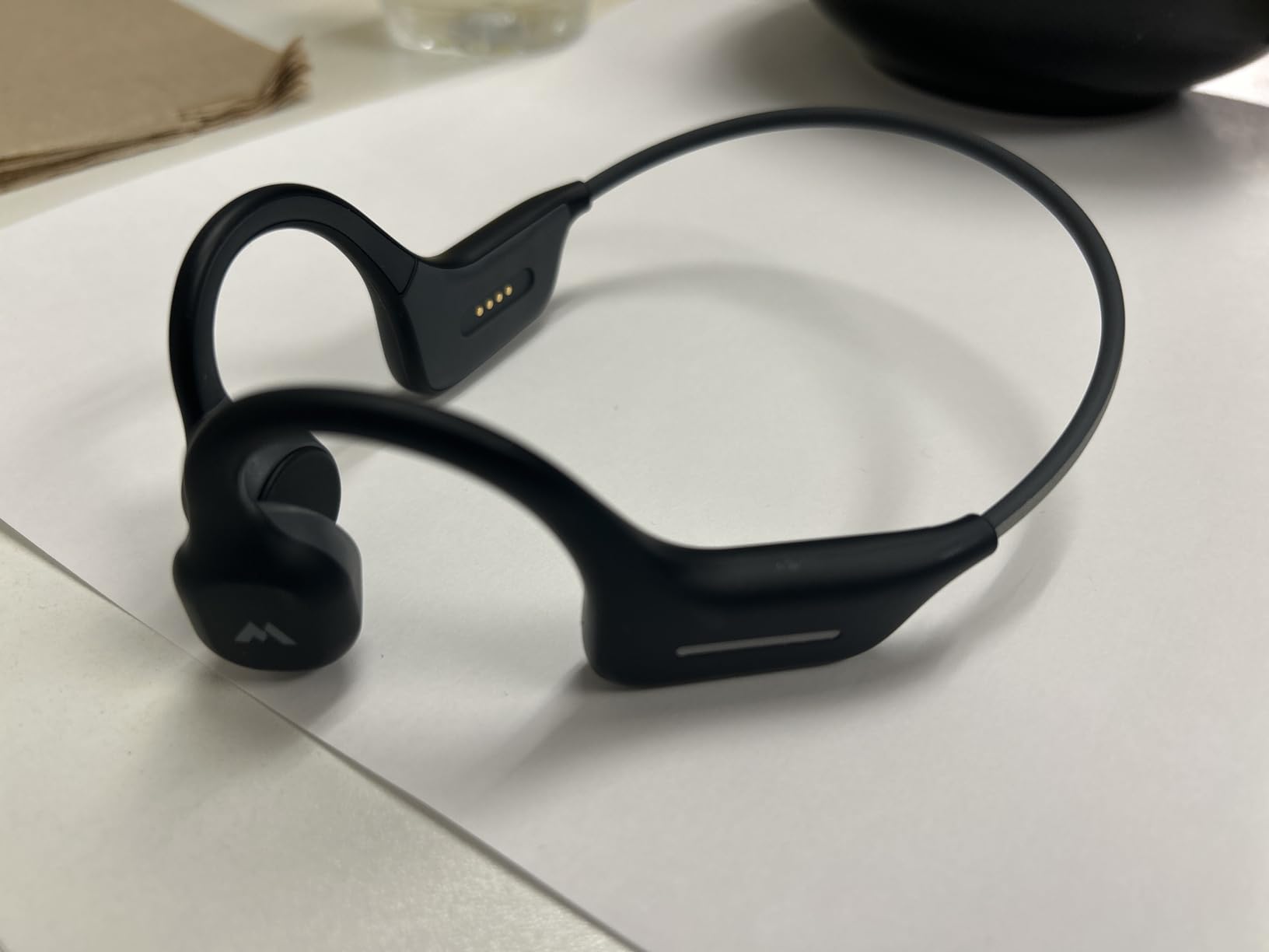 IP68 Waterproof Swimming Headphones, Bone Conduction Bluetooth 6.0 Headphones, Built-in 32GB MP3 Player, Soft Lightweight Open-Ear Design for Swimming Marathons Showers Cycling(Obsidian customer photo 1