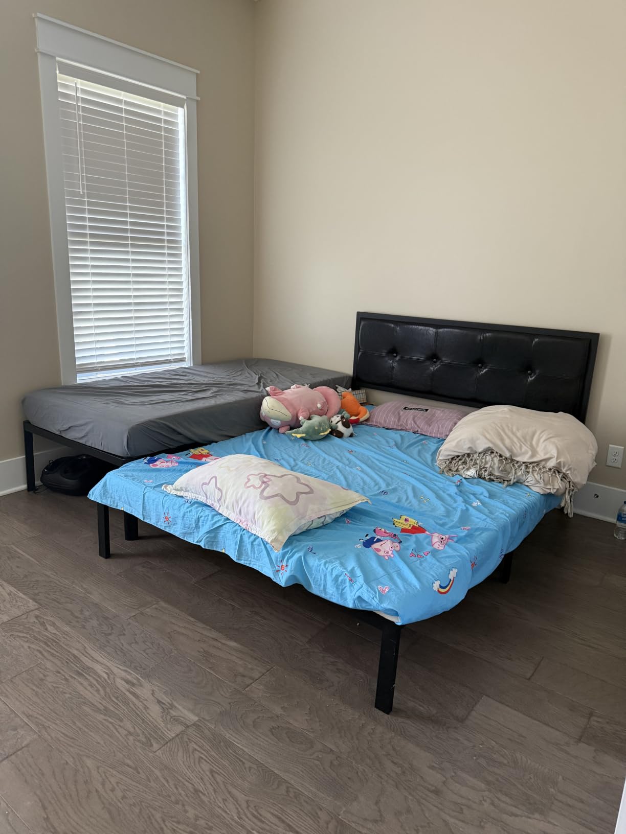 Queen Bed Frame 11 Legs Support Metal Platform with Storage Space | Heavy Duty Steel Slat Support 14 Inch Queen Size Bedframe, Quick & Easy Assembly, Mattress Ready - No Box Spring Needed customer photo 2