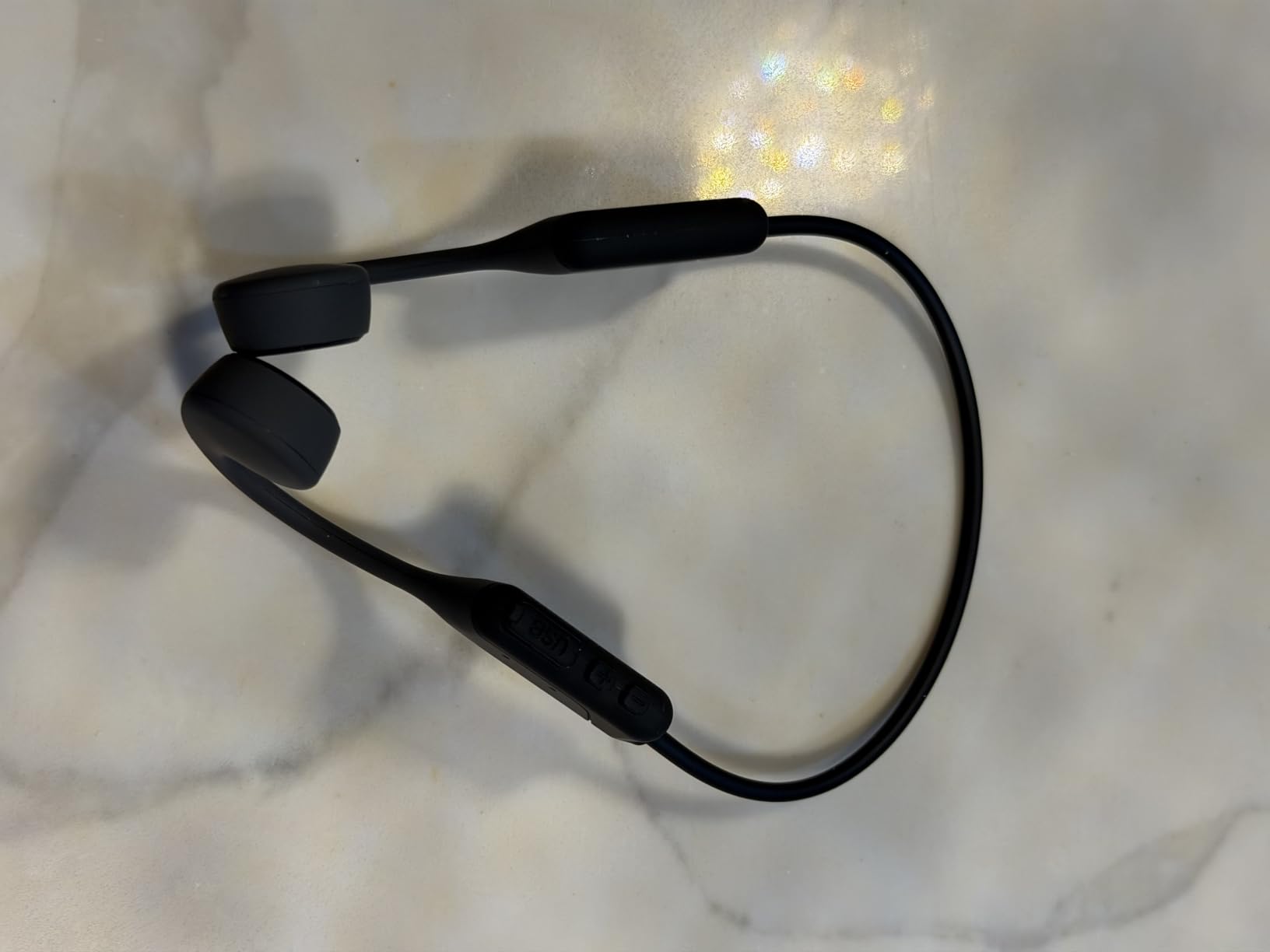 New Bone Conduction Open-Ear Headphones, Bluetooth 6.0, IPX5 Waterproof, 8H Playtime, Lightweight & Comfortable Sports Earphones for Running, Gym, Cycling, Workout, Sweatproof Wireless Headsets customer photo 1