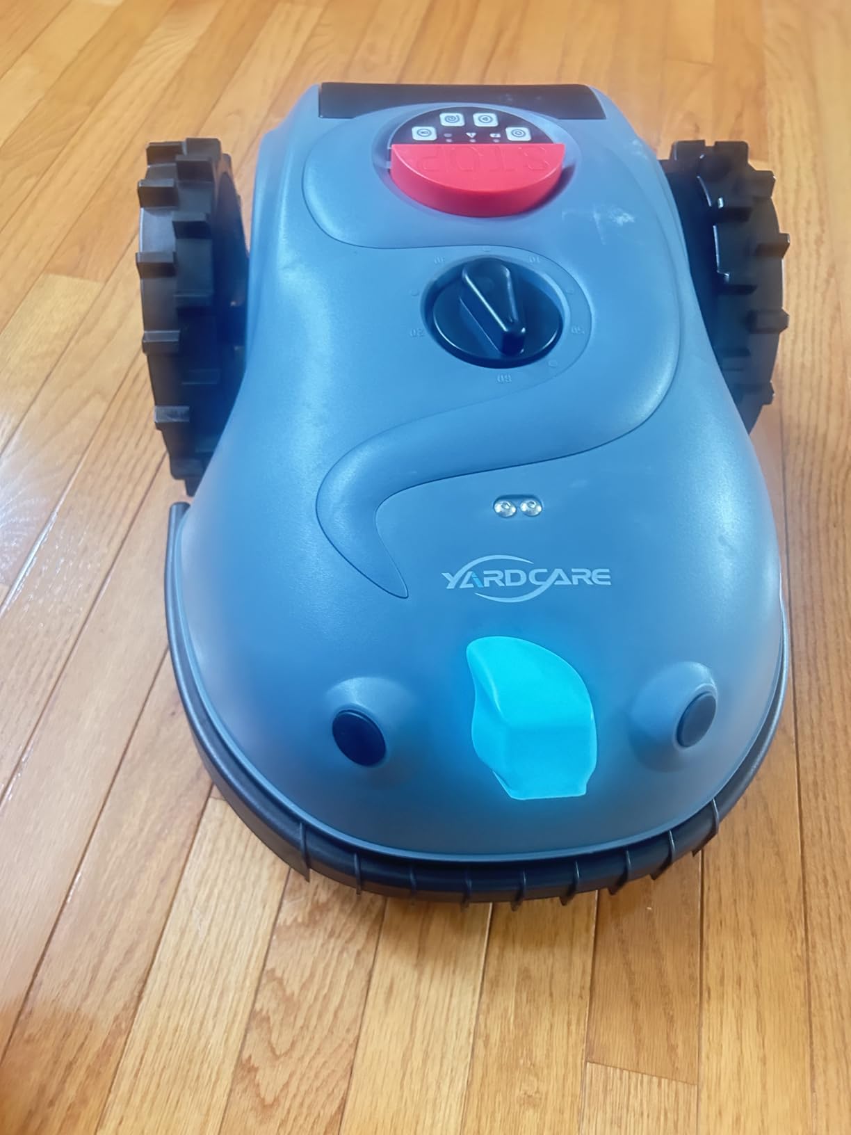 YARDCARE V100 Robot Lawn Mower, HD Vision for Small Lawns Up to 1600 sq ft | Collision sensor, obstacle detection, 0.8-2.4inch adjustable cutting height, low noise, magnetic strip for no-go zones customer photo 1
