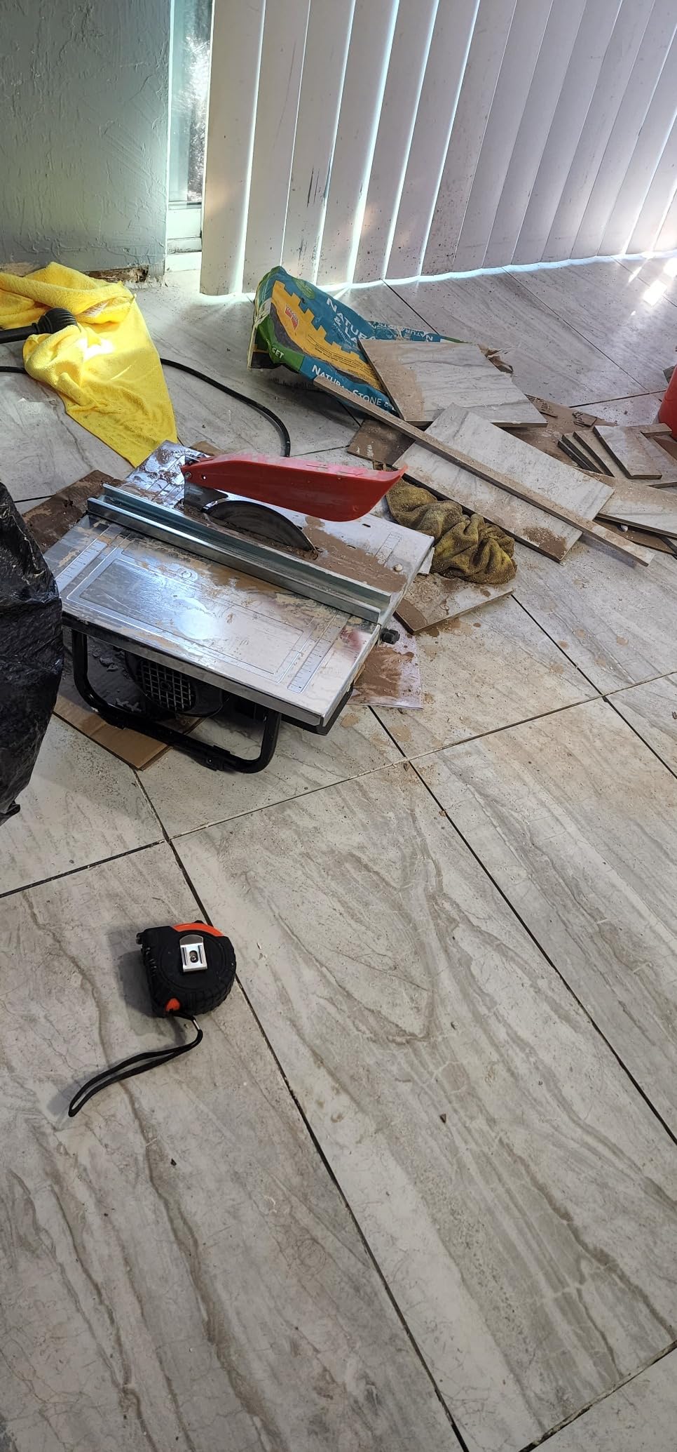 VEVOR Wet Tile Saw 7 Inch 65Mn Steel Blade 3600 RPM Tile Cutter customer photo 1