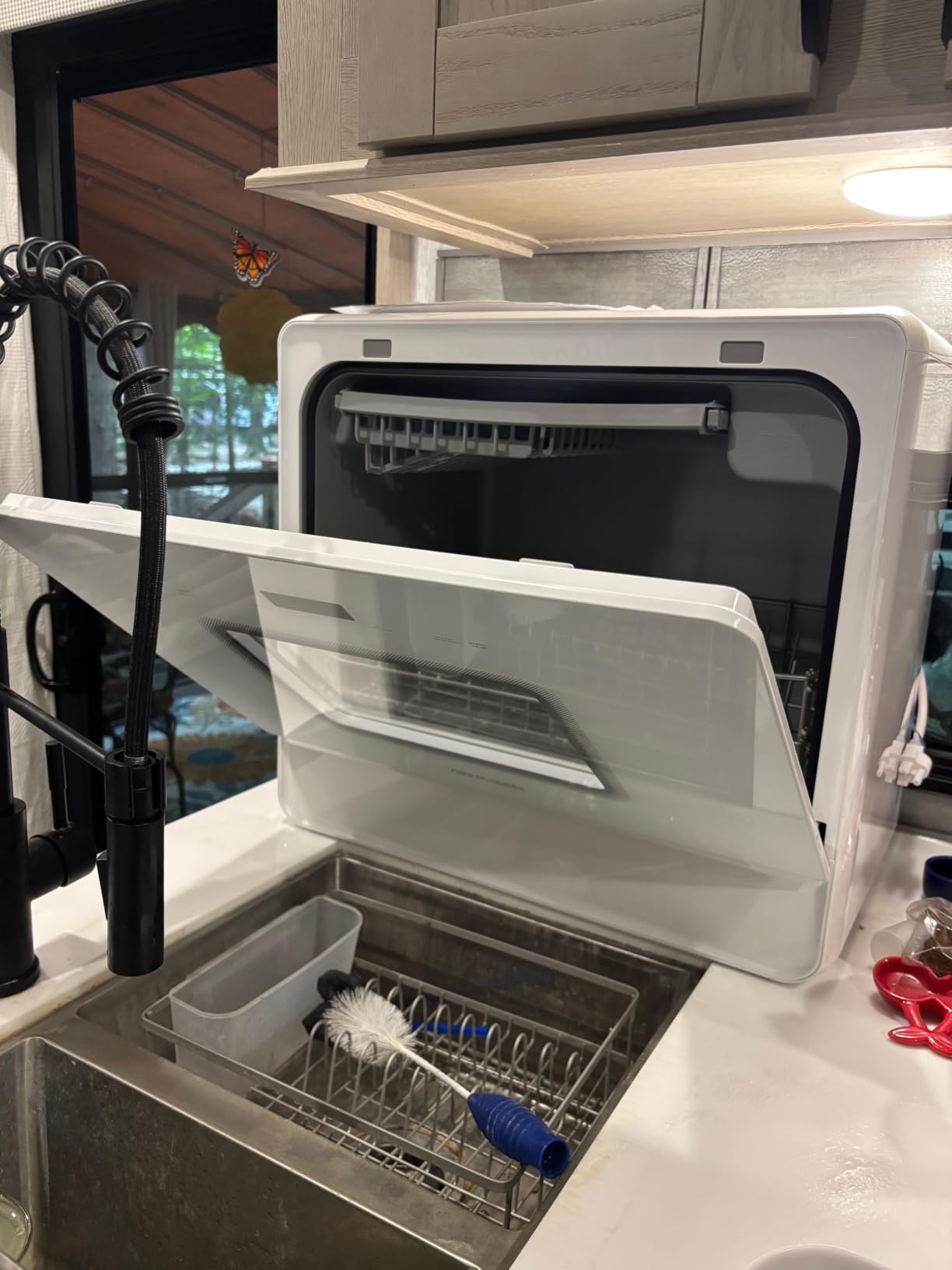 AIRMSEN Large Slim Countertop Dishwasher | Built-in Water Tank customer photo 1