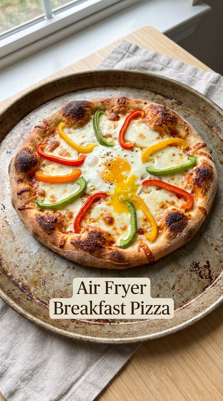 Air Fryer Breakfast Pizza
