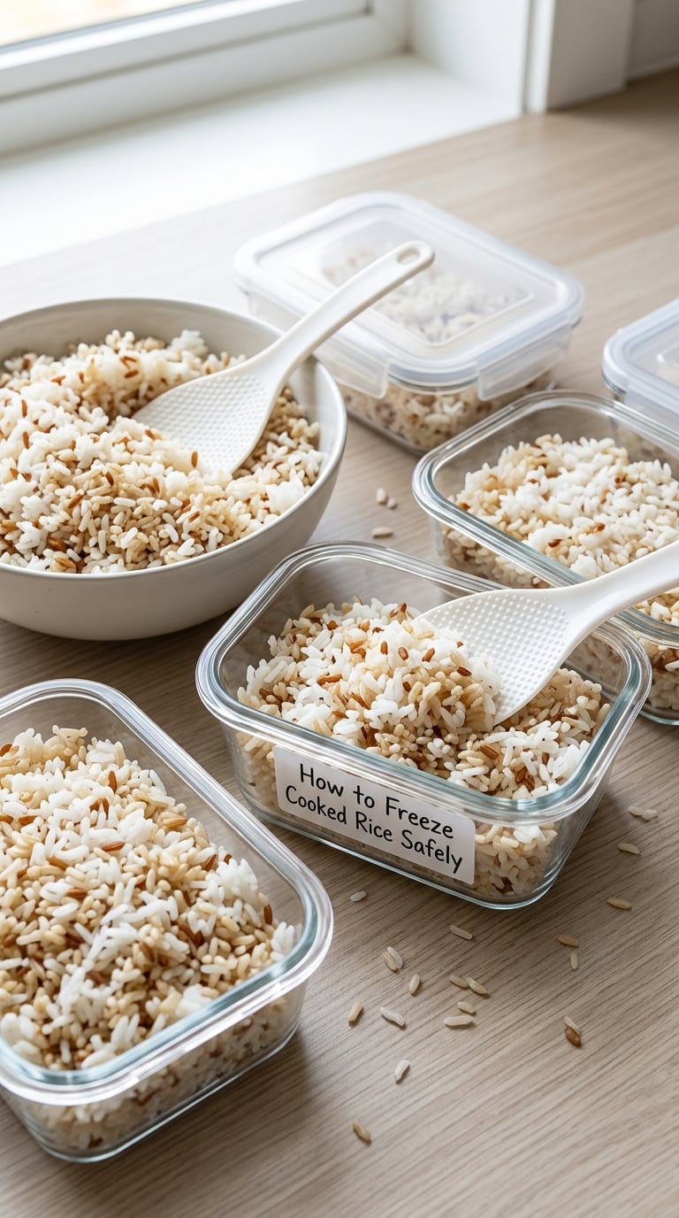 How to Freeze Cooked Rice Safely