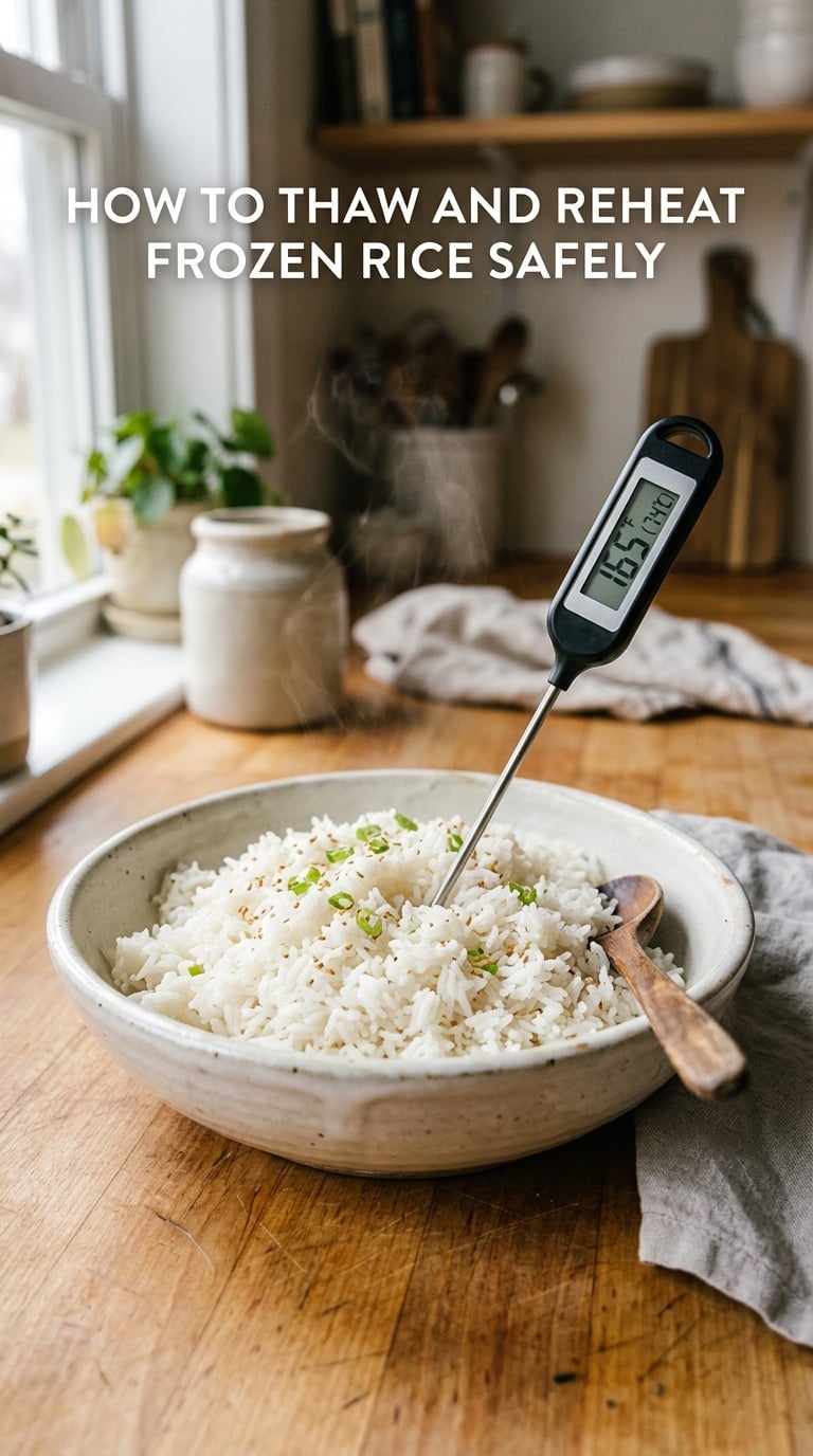 How to Thaw and Reheat Frozen Rice Safely